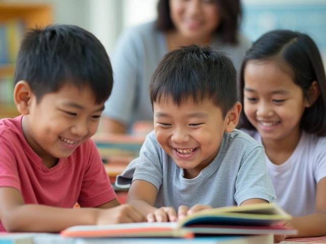 Children from low-income families participating in a school readiness and mentoring programme